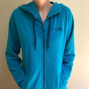 North face zip up hoodie